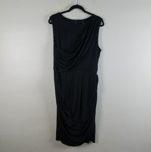 Lane Bryant black sleeveless slimming dress 18
